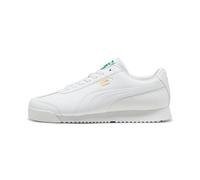 PUMA Herren Roma Sneaker, White-Archive Green Ah23, 45 EU