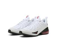 PUMA Erwachsene Meza Sneakers 38.5, White Black for All Time Red