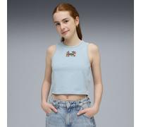PUMA MID 90s Slim Graphic Tanktop Teenager, Accessoires, Blau, 11-12Y