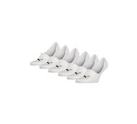 Füßlinge PUMA "PUMA UNISEX MID CUT FOOTIE 6P ECOM", Herren, Gr. 39-42, weiß, Baumwollmischung, unifarben, Socken, mit rutschfestem Fersengriff (94945212-39) weiß