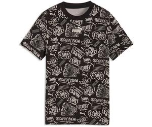 PUMA Mid90s Allover Print T-Shirt Jungen 01 - PUMA black 164