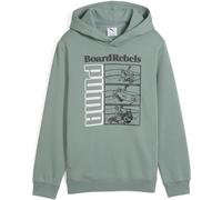 Puma Mid90S FL Jungen Kapuzensweater, grün 128