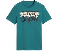 PUMA Mid90s Graphic T-Shirt Jungen 41 - emerald ice 128