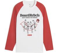 Puma Mid90S Jungen Longsleeve, weiß 128