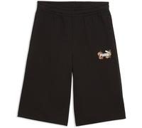 PUMA Mid90s Relaxed Long French Terry Sweatshorts Mädchen 01 - PUMA black 176