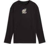 PUMA MID 90s Relaxed Langarmshirt Teenager, Kleidung, Schwarz, 9-10Y Black