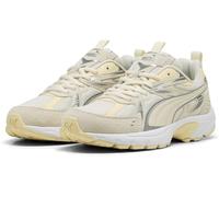 Sneaker PUMA "MILENIO TECH SUEDE", Gr. 41, alpine snow, puma aged silber, Textil, sportlich, Schuhe (59504931-41) alpine snow, puma aged silber