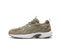 Puma MILENIO TECH Suede, Unisex Sneaker, Velvet Moss-Puma Aged Silver,