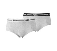 Puma Panty mit Stretch-Anteil im 2er-Pack in Mittelgrau meliert, Größe XS, Artikelnr. 1233084XS Mittelgrau meliert XS 57% Baumwolle, 38% Modal, 5% Elasthan