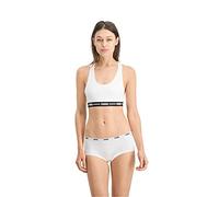 Puma Mini Short Damen Unterhose weiß (3er-Pack) - L