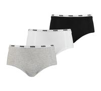 PUMA Mini Shorts Damen Slips 3er Pack (015) weiss S
