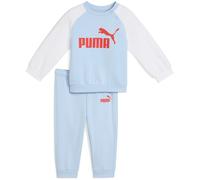 PUMA Minicats Essentials Raglan Fleece Crew Baby-Jogginganzug 48 - haute tropic 80