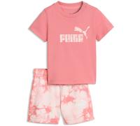 PUMA Minicats Essentials Tie-Dye T-Shirt + Shorts Baby-Set 25 - wild pink 98