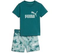 PUMA Minicats Essentials Tie-Dye T-Shirt + Shorts Baby-Set 41 - emerald ice 92