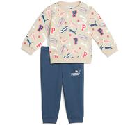 PUMA Minicats Print Fleece Crew Baby-Jogginganzug 87 - alpine snow 98