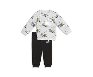 Puma MINICATS SUPER PUMA AOP Crew S White Glow Heather 80