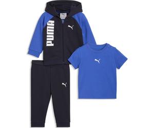 Puma Minicats Tee, Hooded Full Zip and Pants Set TR INF new navy (16) 80