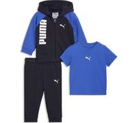 Puma Minicats Tee, Hooded Full Zip and Pants Set TR INF new navy (16) 86