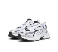 Puma Morphic Base Unisex-Sportschuhe für Kinder, Feder Grau Schwarz, 37.5 EU
