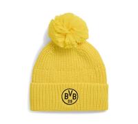 PUMA Borussia Dortmund Essentials Beanie Teenager, Accessoires, Faster Gelb/Schwarz, OSFA Yellow