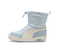 Sneaker PUMA "Multiflex 2 Boot Sneakers Kinder", Kinder, Gr. 28.5, aqua glow alpine snow blau weiß, Obermaterial: Textil, Synthetik. Futter: Textil. Innensohle: Textil. Laufsohle: Gummi, Schuhe Sneake