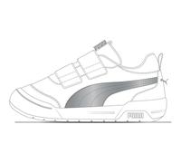 PUMA Mädchen Multiflex 2 Glitz Fs V Ps Sneaker, Puma White Puma Silver, 33 EU