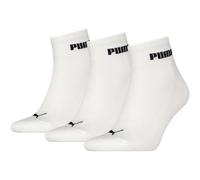 Puma Sneakersocken mit Label-Print im 3er-Pack in Weiss, Größe 43/46