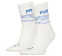 PUMA New Heritage 2Er Pack Socken Weiß weissblau, 35/38 Herren