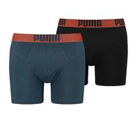 PUMA New Pouch Boxer 2er Pack blaurot, M Herren