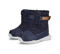 PUMA Nieve Boot WTR AC Inf, Unisex-Kinder Sneaker, Peacoat-Vibrant ORANGE,