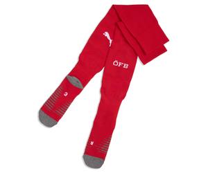 PUMA Österreich 2026 Einfarbige Fußballsocken Herren, Kleidung, Rot, 43-46