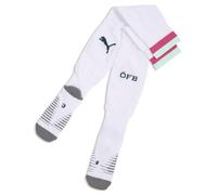 PUMA Österreich 2026 Gestreifte Fußballsocken Herren, Kleidung, Weiß, 43-46