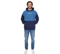 PUMA OLYMPIQUE DE MARSEILLE Herren Kapuzen-Pullover nachhaltiger Baumwoll-Hoodie mit Logo-Schriftzug 771970 15 Blau XS