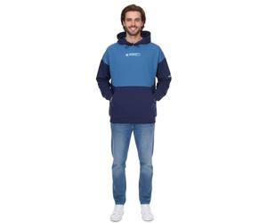 PUMA OLYMPIQUE DE MARSEILLE Herren Kapuzen-Pullover nachhaltiger Baumwoll-Hoodie mit Logo-Schriftzug 771970 15 Blau XS