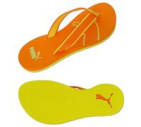 PUMA Ona Flip Unisex-Erwachsene Zehentrenner orange 42 | rutschfest, Sommerschuhe, Strandschuhe, Freizeitschuhe, Badelatschen, leicht, bequem, Urlaub, Zehentrenner, Strand