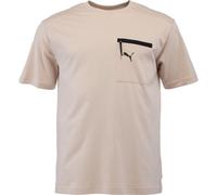 Puma OPEN ROAP TEE Herrenshirt, beige, größe S