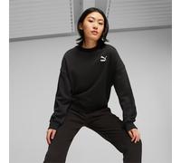 Puma Oversized Classics Sweatshirt für Damen, Schwarz M