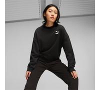 Puma Oversized Classics Sweatshirt für Damen, Schwarz S