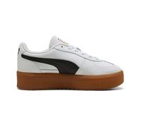 Sneaker PUMA "PALERMO ELEVATA LTH WNS", Gr. 38,5, puma weiß, gum, Leder, unifarben, sportlich, Schuhe (76281814-38,5) puma weiß, gum