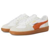 PUMA Palermo Herren-Sneaker, Leder, Schnürschuhe, Freizeitschuhe, Weiß, Weiss/opulenter Garten, 11.5