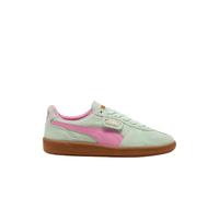 PUMA Palermo Kinder-Sneaker zum Schnüren, Freizeitschuhe, Grün, Fresh Mint/Fast Pink, 7 Big Kid