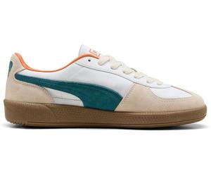 PUMA Palermo Lth Herren | PUMA WHITE-EMERALD ICE-GUM | EU 38,5