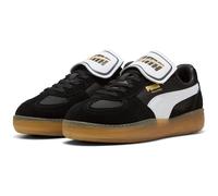 Sneaker PUMA "PALERMO MODA TONGUE WNS", Gr. 37,5, schwarz-weiß (puma schwarz, puma weiß), Textil, mehrfarbig, sportlich, Schuhe (66505345-37,5) puma schwarz, puma weiß
