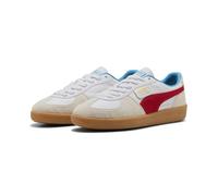 Puma Palermo Leather Sneaker weiß/beige/rot - 42