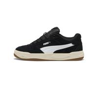 Sneaker PUMA "Park Lifestyle II Sneakers Erwachsene", Herren, Gr. 40.5, schwarz, weiß, Obermaterial: Kuhleder, Textil, Synthetik. Futter: Textil. Innensohle: Textil. Laufsohle: Gummi, Schuhe Sneaker (