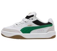 PUMA Park Lifestyle SK8 JR Sneaker, White-Archive Green Gold, 39.5 EU