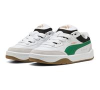 PUMA Park Lifestyle SK8 JR Sneaker, White-Archive Green Gold, 38 EU