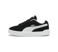 Sneaker PUMA "Park Lifestyle Sneakers Jugendliche", Jungen, Gr. 38,5, schwarz, weiß, Obermaterial: Textil, Kuhleder, Synthetik. Futter: Textil. Innensohle: Textil. Laufsohle: Gummi, Schuhe Sneaker (32