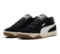 Sneaker PUMA "PARK LT SD", Herren, Gr. 45, puma schwarz, puma weiß, Leder, unifarben, Schuhe Sneaker, aus Leder, mit Textil-Innenmaterial, mit Schnürverschluss (48831563-45) puma schwarz, puma weiß