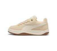 Sneaker PUMA "PARK LUNA SD", Damen, Gr. 36, weiß (canvas, alpine snow), Leder, unifarben, Schuhe Sneaker, aus Leder, mit Schnürverschluss, mit Innenmaterial aus Textil (54600521-36) canvas, alpine sno